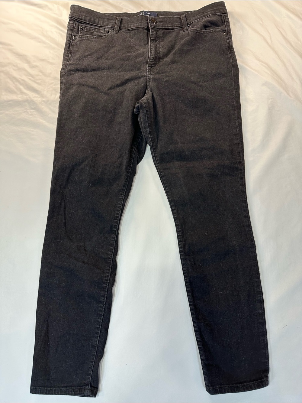 GAP Women's 18/34R Skinny High Rise Black Jeans